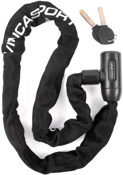 Замок для велосипеда цепной с ключом Vinca Sport 101.759 (6 x1000 mm) - 4