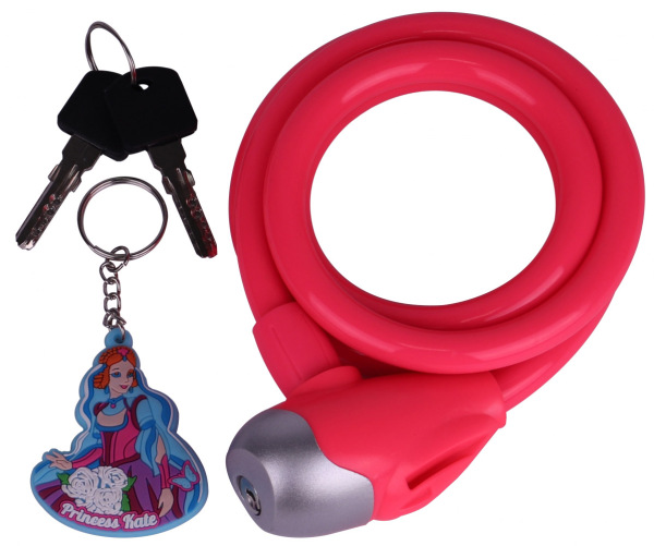 Замок для велосипеда тросовый с ключом Vinca Sport VS 561 (12 x1200 mm) - 4