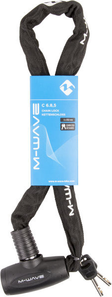 Велозамок цепной с ключом M-Wave 6 х 850 мм. - 2