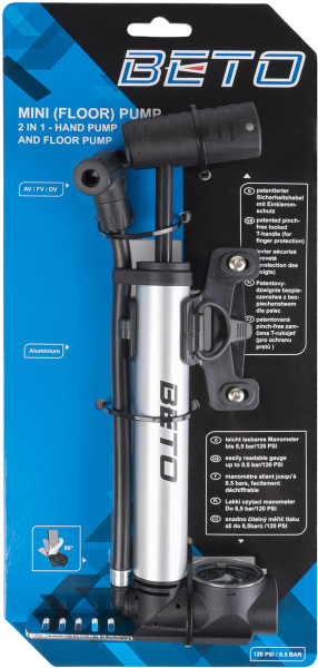 Насос с манометром Вето, Т-образная ручка и шланг - 2