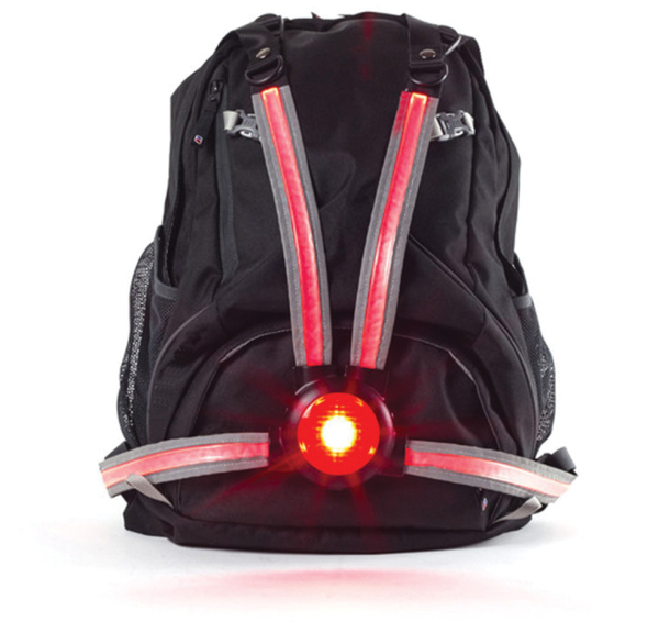 Фонарь задний на рюкзак Oxford Commuter X4 Fibre Optic - 2