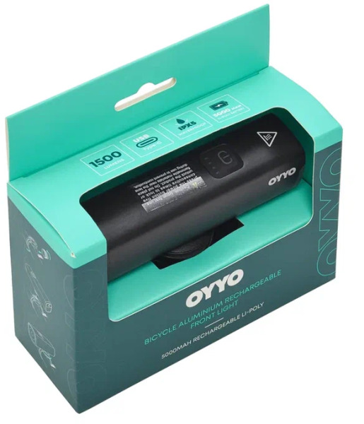 Фонарь передний OYYO LF55, 1500 Lm. - 2