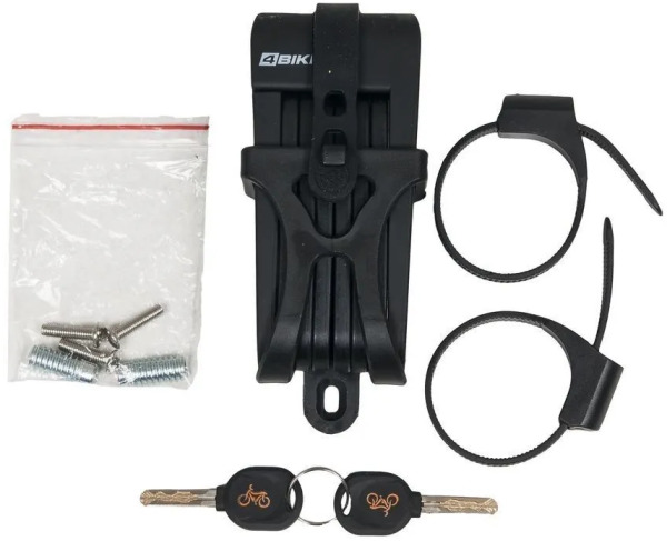 Велозамок раскладной с ключом 4Bike T602 - 2