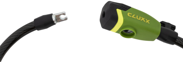 Велозамок тросовый с ключом Cluxx Gardia 1250K, 12 мм. х 1500 мм. - 2