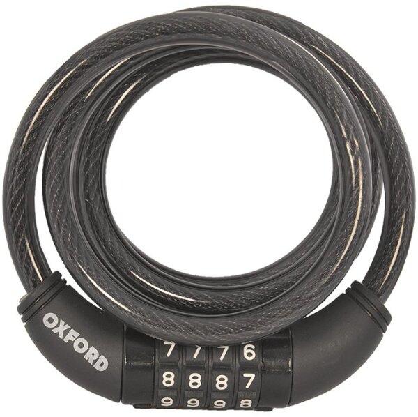 Велозамок тросовый кодовый Oxford Combi Coil 10 - 3
