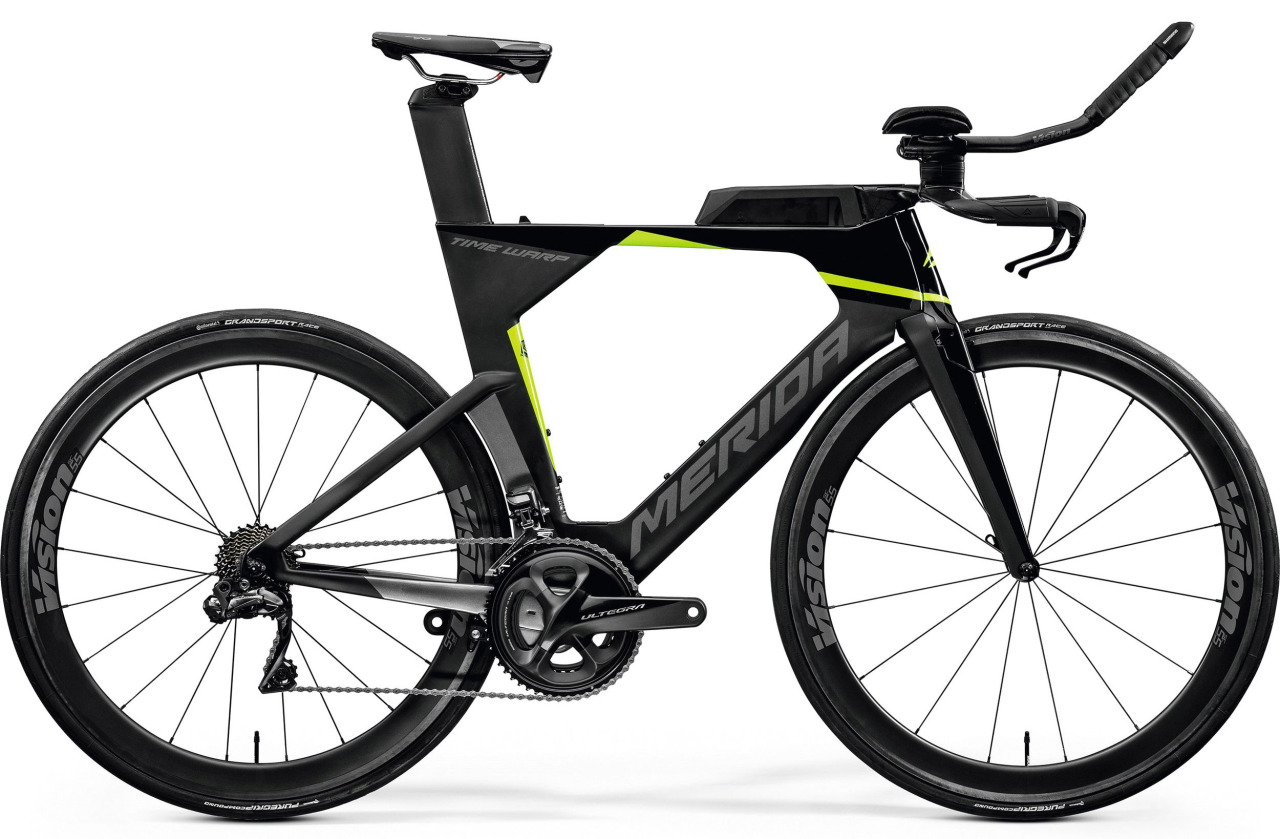 Шоссейный велосипед Merida Time Warp TRI Limited-E (2021) купить в