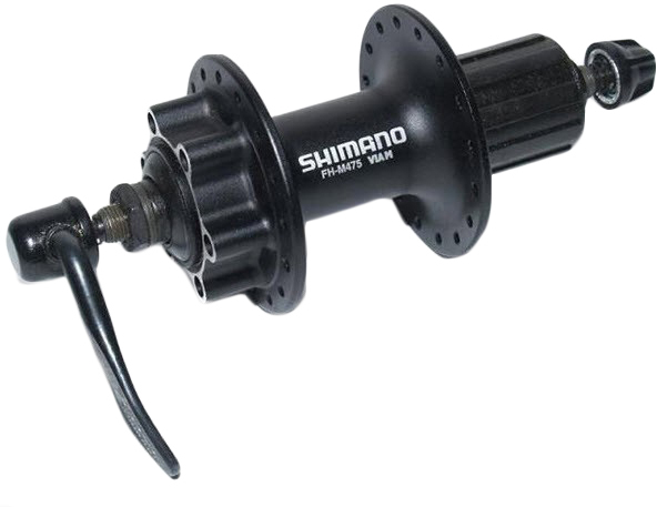 Втулка задняя Shimano M475, 36 отв, 8/9 скоростей, 6 болтов, QR, 166 мм. - 2