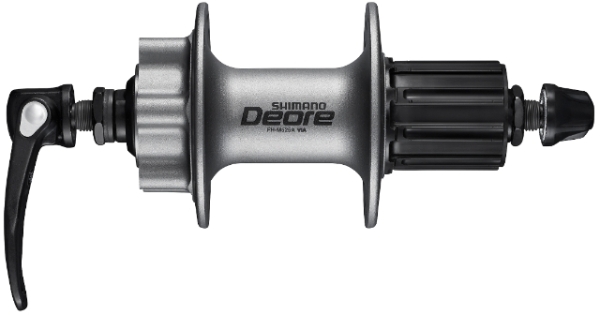 Втулка задняя Deore, M525A, 32 отв., 8/9 скоростей, QR, 6-болтов. - 2