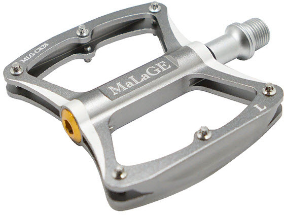 Педали для велосипеда mlg-CK28 алю CNC, ось CrMo, 3 промподш, сменные шипы - 2