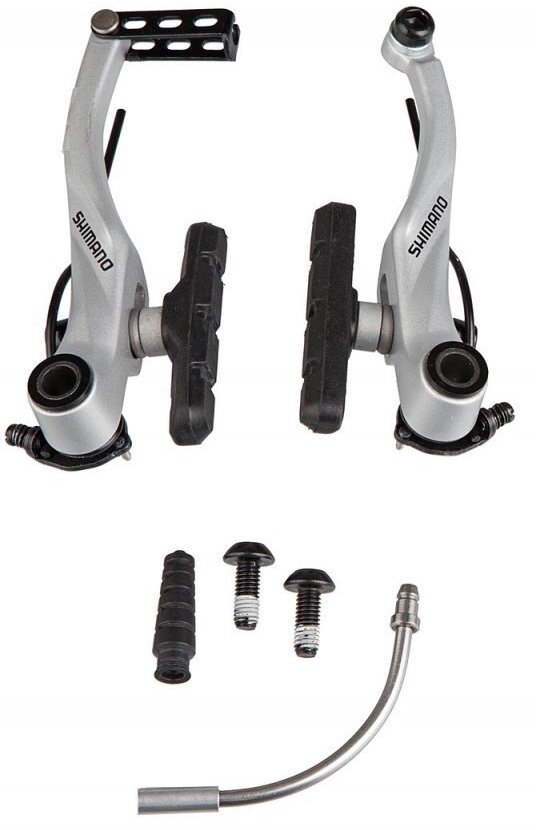 Тормоз v-brake Shimano Alivio, T4000, пер, колодки S65T, сереб - 2