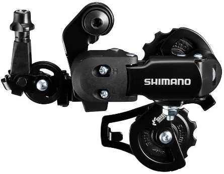 Переключатель задний Shimano Tourney RD-FT35, суперкороткая лапка SS, 6/7 скоростей, крепление на петух - 2