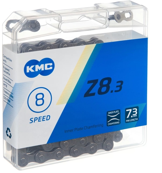 Цепь KMC Z8.3 (Z72), 116 звеньев, 8 скоростей - 2