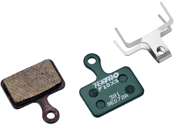 Тормозные колодки Tektro F10BS дисковые органические, для Flat Mount: HD-R510, HD-R310, HD-R290. Черный - 2