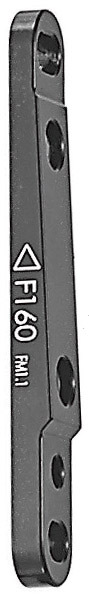 Адаптер Tektro передний Flat Mount, совместим с ротором 140 мм/160 мм, с крепежными болтами - 2