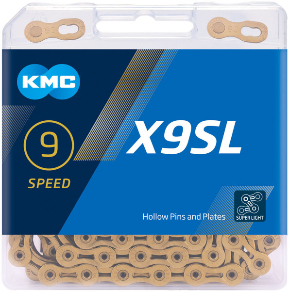 Цепь KMC X9SL, 9 скоростей 114 звеньев - 2