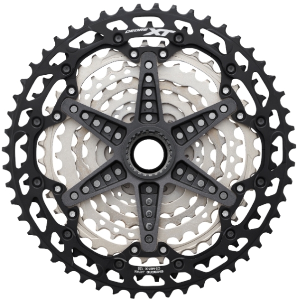 Кассета Shimano XT M8100, 12 скоростей, 10-45T - 2