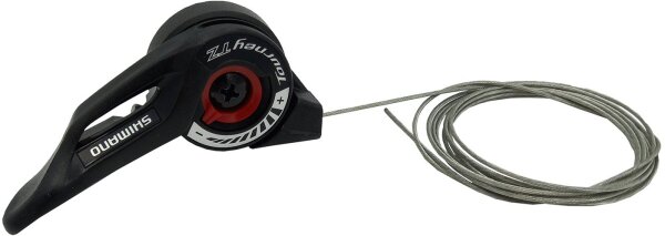 Шифтер Shimano Tourney, TZ500, левый, 3 скорости, трос 1800мм frict - 2