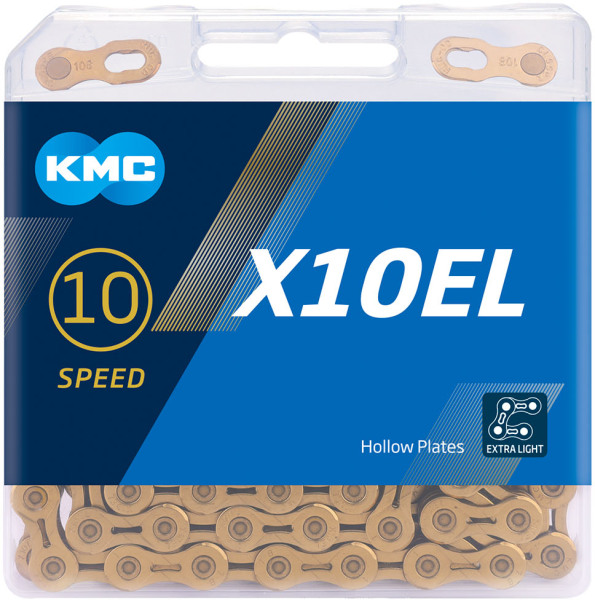 Цепь KMC X10EL Ti-N, 10 скоростей 114 звеньев - 2