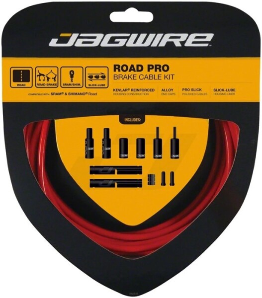 Набор рубашек и тросиков тормоза Jagwire Road Pro Brake Kit - 4