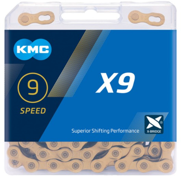 Цепь KMC X9, 9 скоростей 114 звеньев - 2