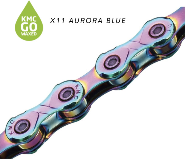 Цепь KMC X11 Waxed, 11 скоростей, 118 звеньев - 2