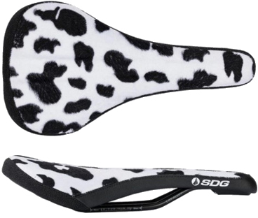 Седло SDG Bel-Air V3 Alloy Cow Print - 5